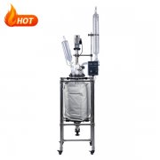 Jacketed Glass Reactor Vessel