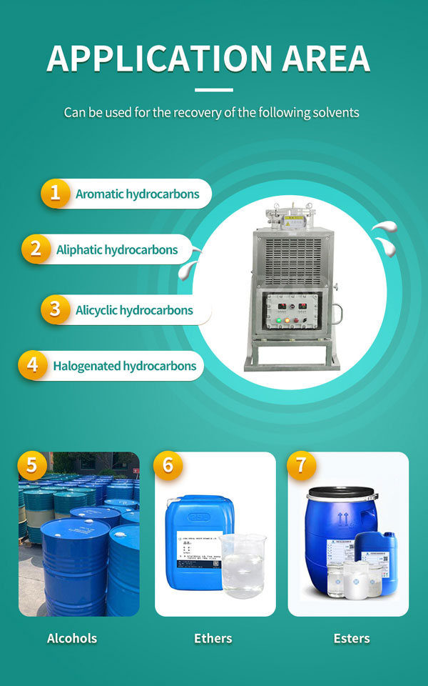 paint solvent recycling machine application