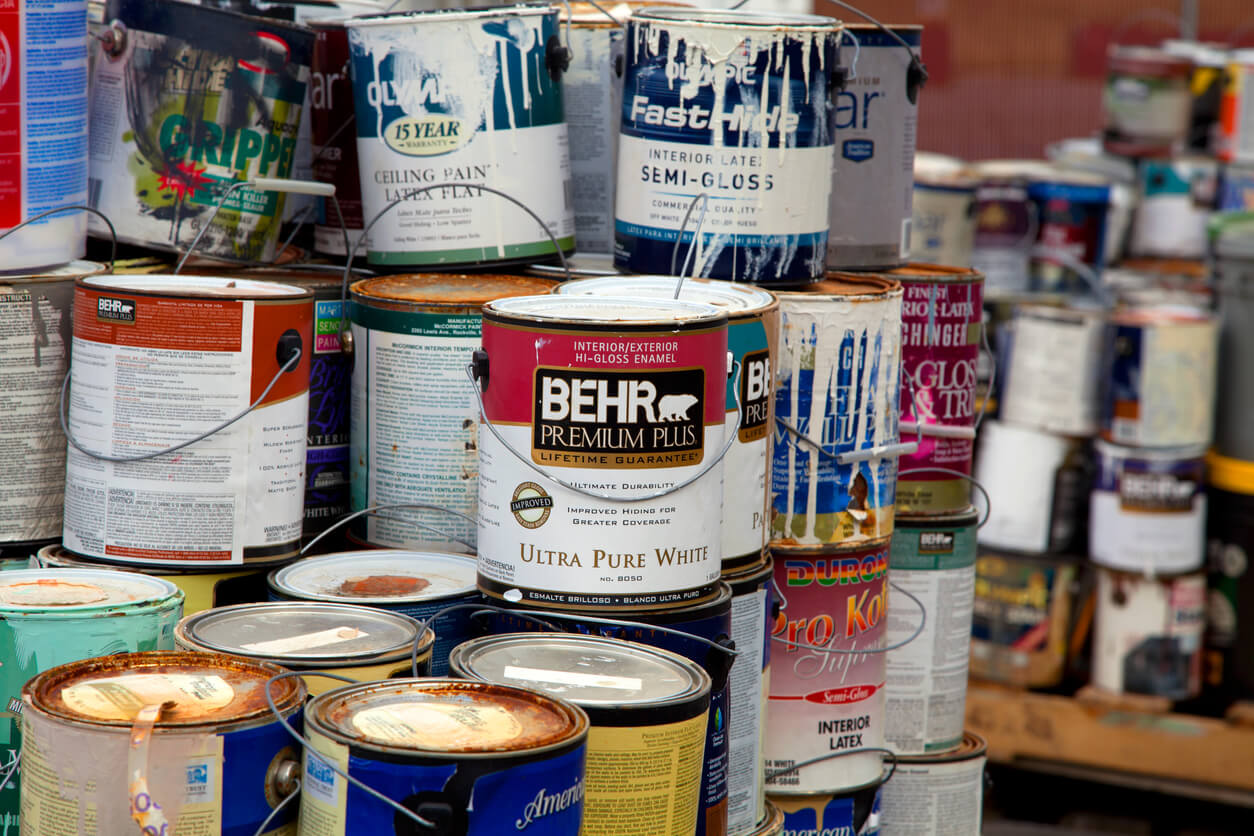 Environmental hazards of waste paint