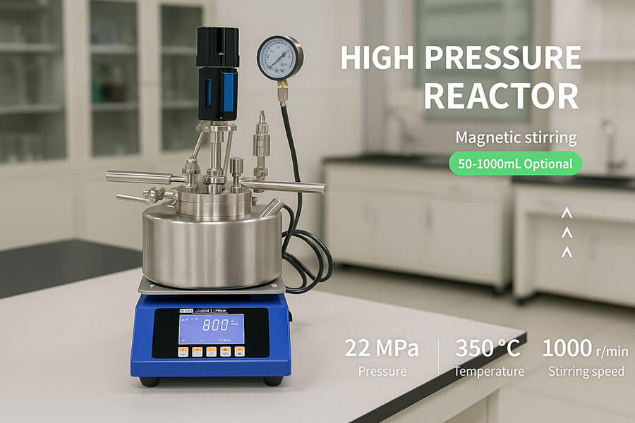 High Pressure Reactor in Laboratory Setting