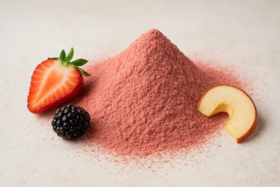 Spray dried fruits powder