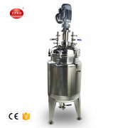 Stainless steel jacketed reactor tank