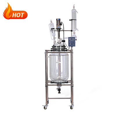 Double layer glass reactor