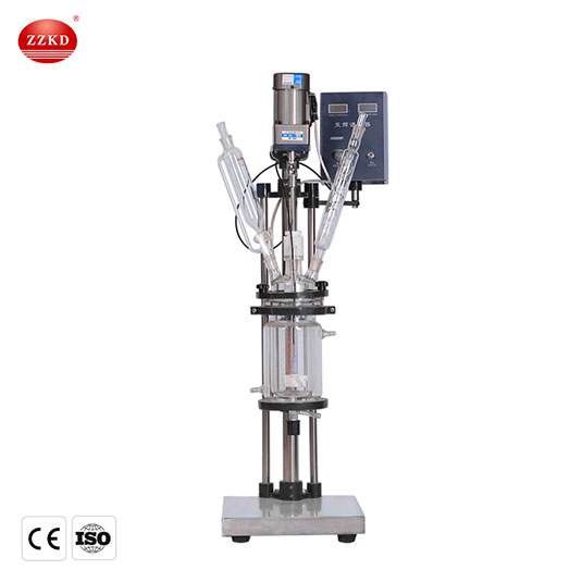 1L jacketed glass reactor