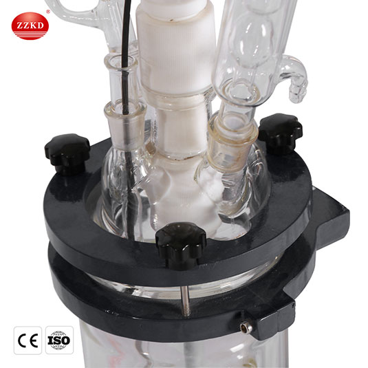 1l jacketed glass reactor