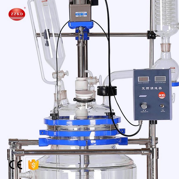 jacketed reactor with agitator