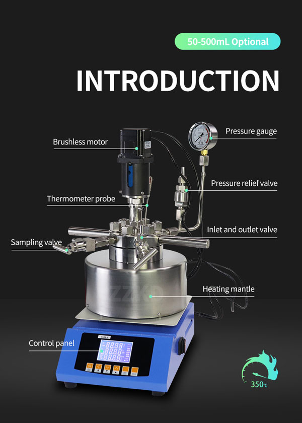 TGYF-C lab scale hIgh pressure reactor structure