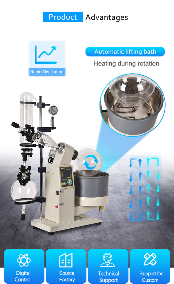 5 liter rotary evaporator