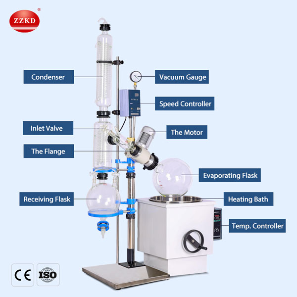 10l rotary evaporator structure