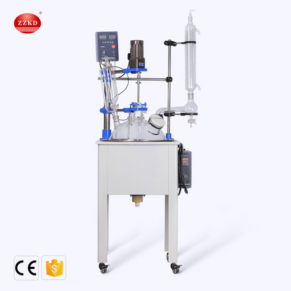 single layer chemical glass reactor
