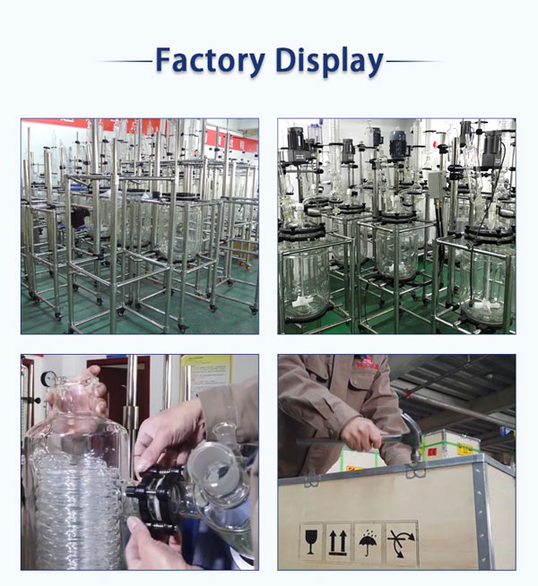 100 liter glass reactor factory