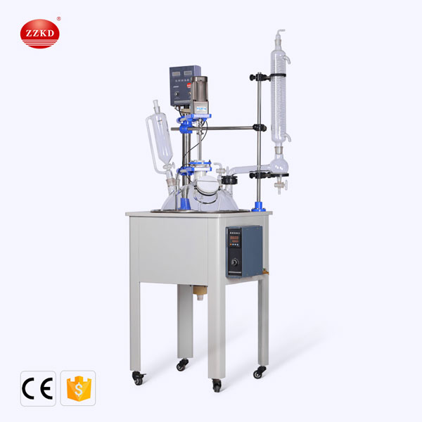 50l single ayer glass bath reactor