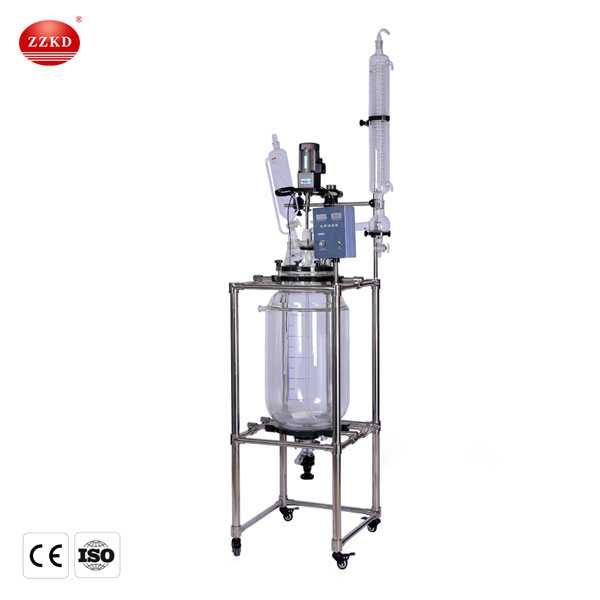 double layer glass reactor laboratory