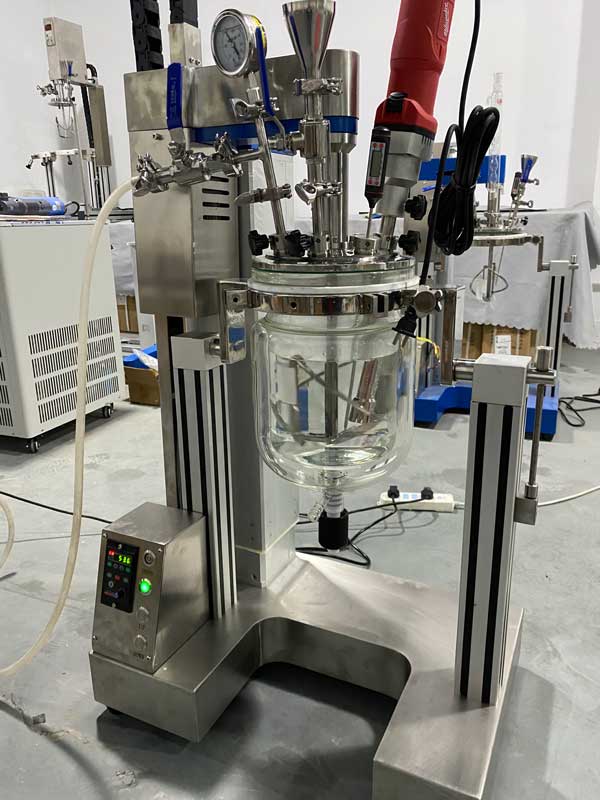 laboratory vacuum mixer homogenizer