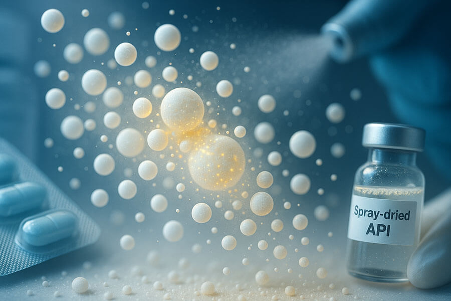 Advantages of Pharmaceutical Spray Drying pharmaceutical powders produced by spray drying
