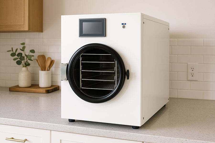 home freeze dryer machine on counter