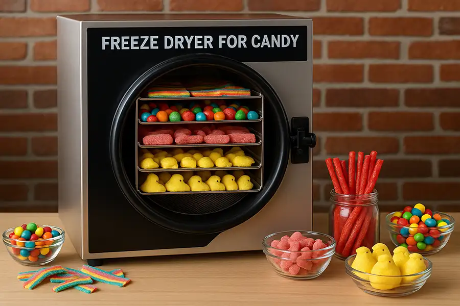 Freeze dryers for candy