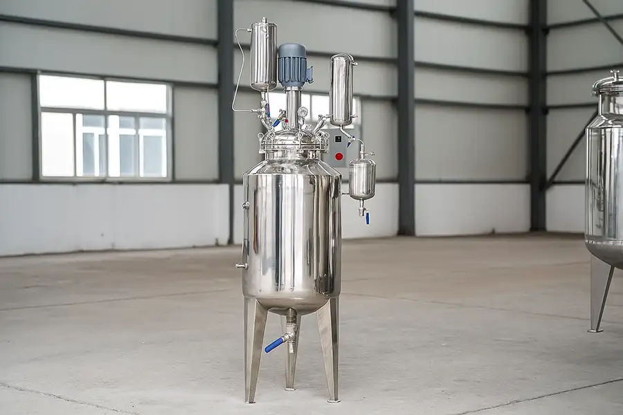 stirred stainless steel reactor