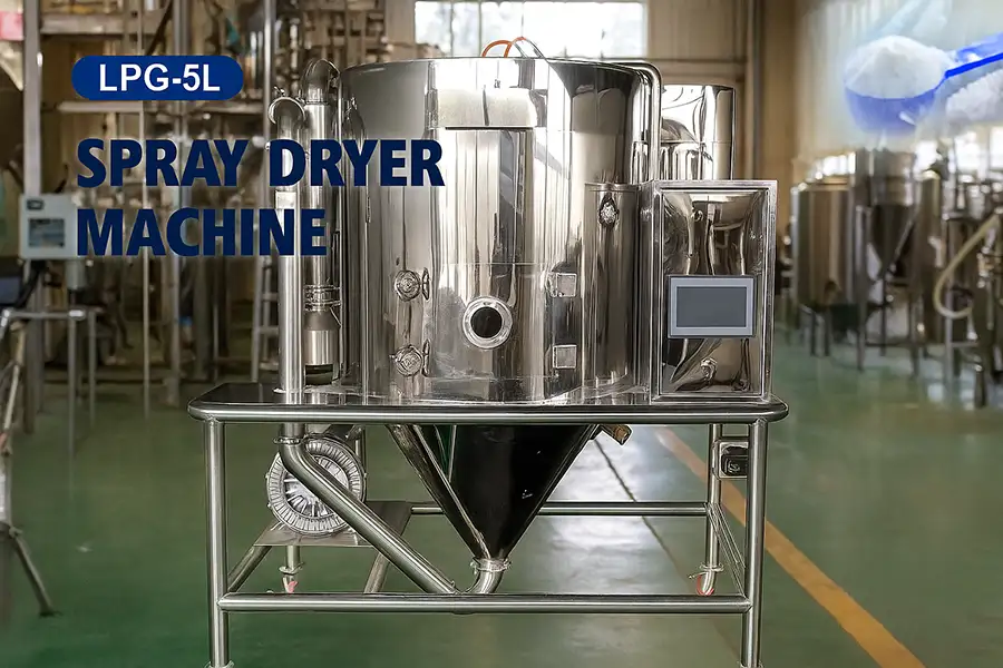 Spray drying in food industry process