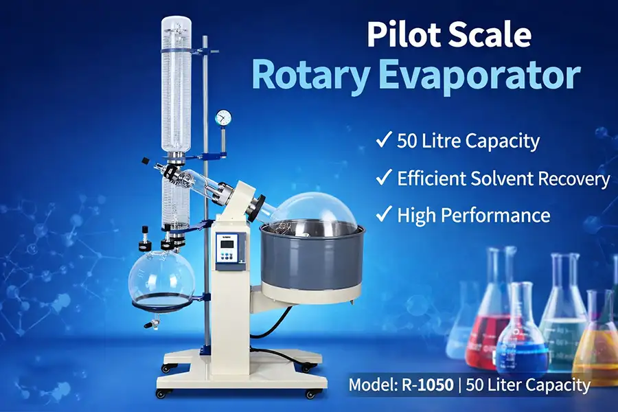 Pilot scale rotary evaporator price versus capacity
