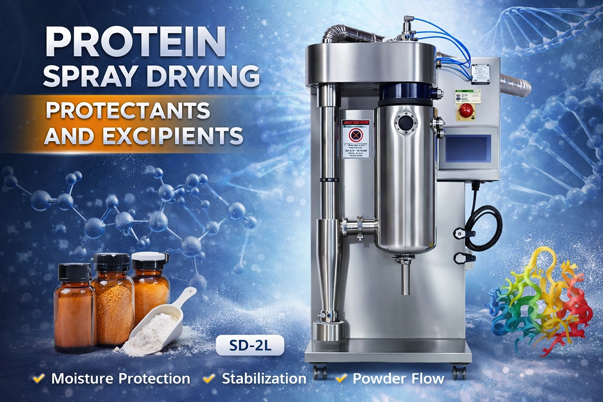 protein spray drying formulation protectants sugars excipients