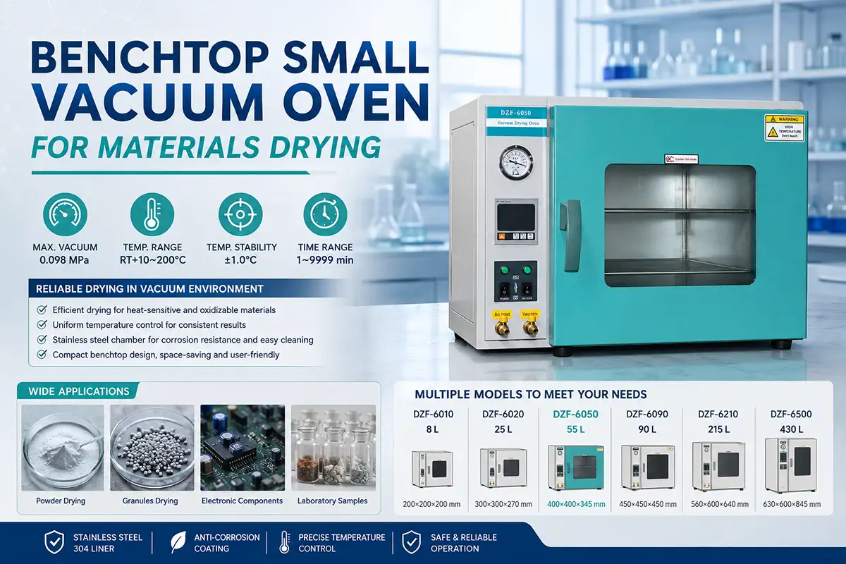 benchtop small vacuum oven for materials drying benchtop small vacuum oven for materials drying