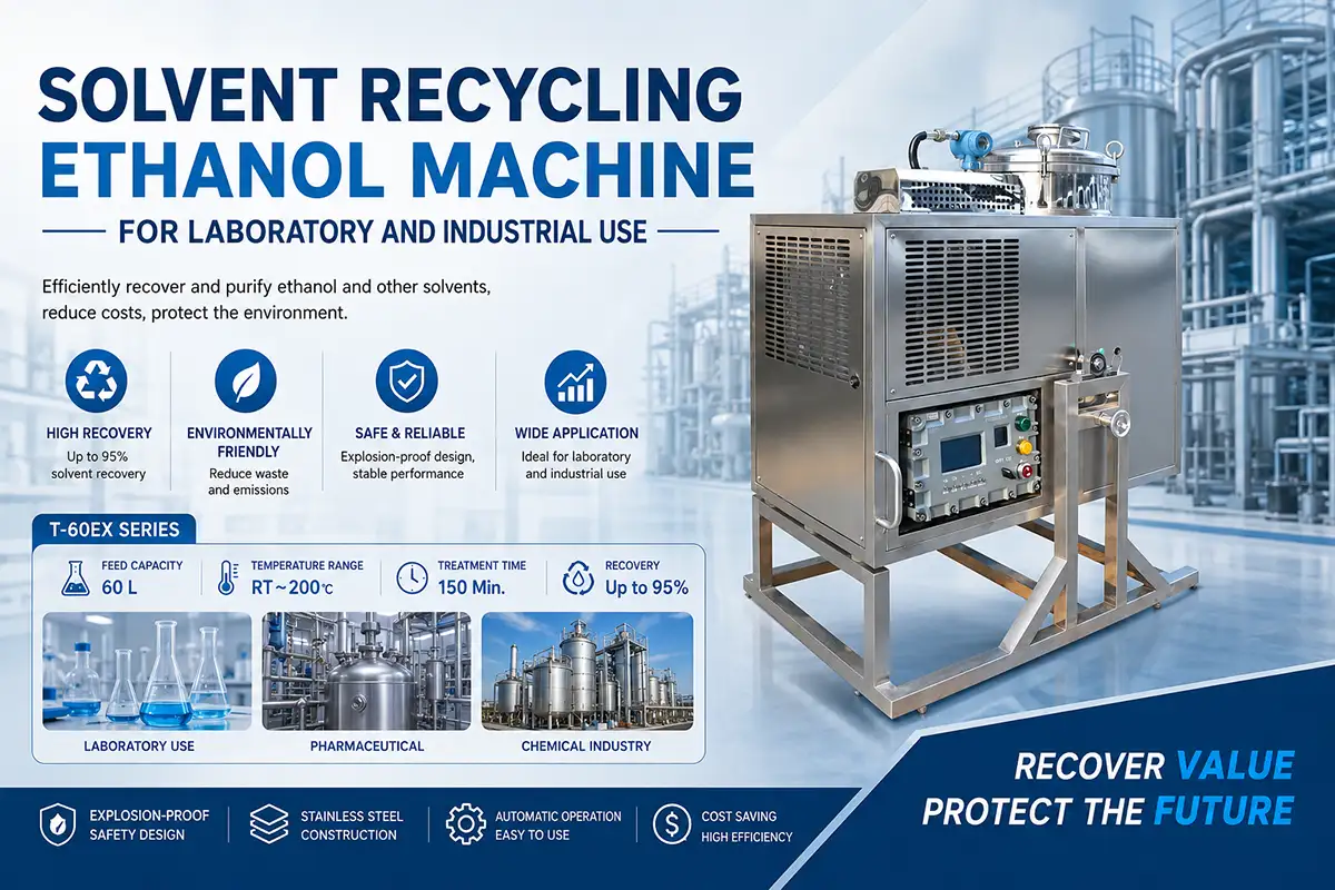 solvent recycling ethanol machine solvent recycling ethanol machine for laboratory and industrial use