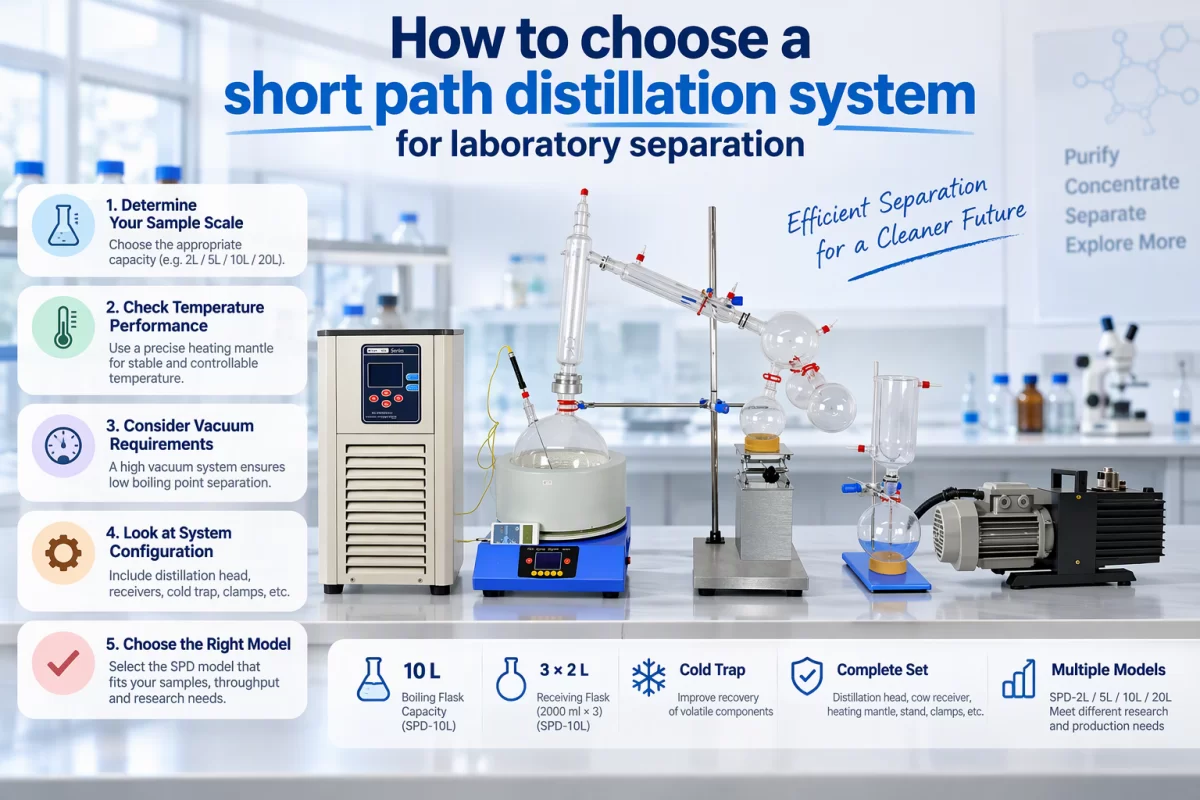 Short Path Distillation System Selection How to choose a short path distillation system for laboratory separation